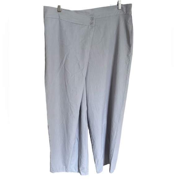 Eloquii Asymmetrical Wide Leg Trouser - Picture 4 of 9